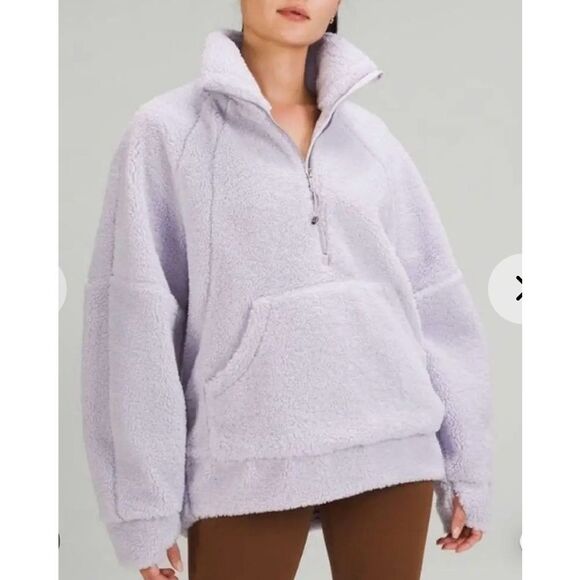 Lululemon Sweaters - Lululemon Women's Purple Oversized Funnel Neck Pullover Size XS/Small